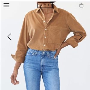 Corduroy button up shirt, “The Deep End” by AYR